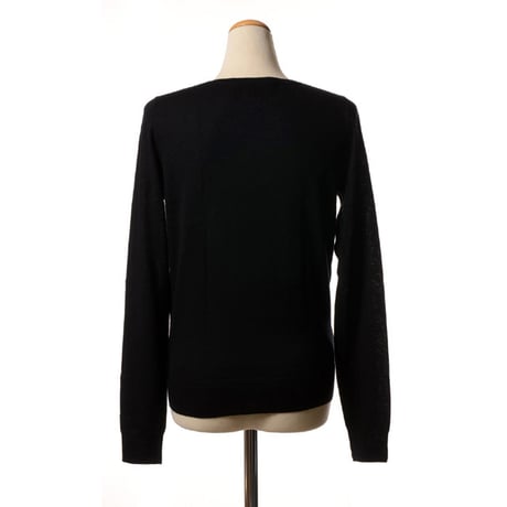 エクストリームカシミヤ extreme cashmere x misses長袖カットソー ウールカシミヤ ブラック