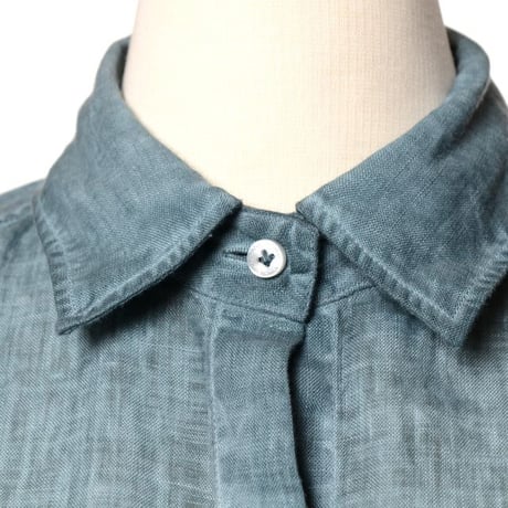 インポートブランド import brand プルマナック PLOUMANAC'H ロングブラウス リネン マリンブルー