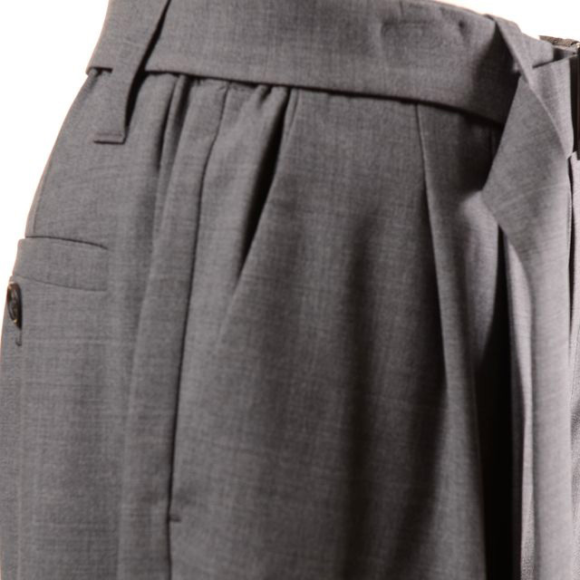 ブルネロクチネリ Brunello Cucinelli ベルト付きタックパンツ