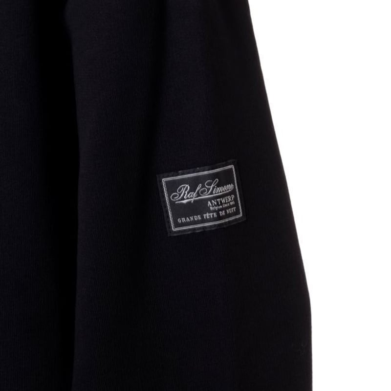 ラフシモンズ RAF SIMONS Regular fit hoodie with knot ...