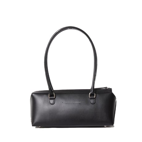 エムエムシックス メゾンマルジェラ MM6 MAISON MARGIELA バウレットバッグミディアム 牛革 ブラック 正規取扱