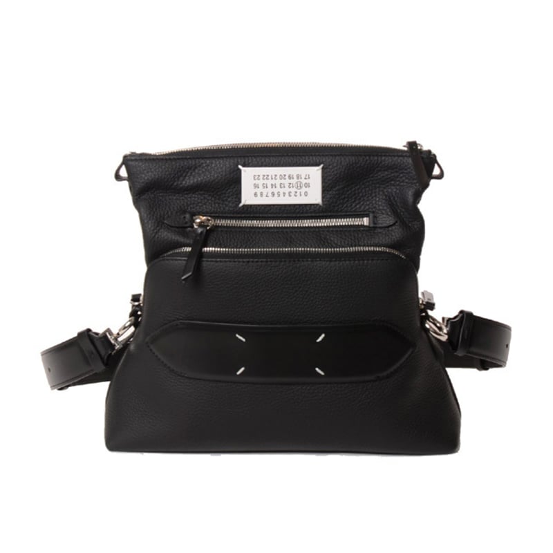 5AC レザー ショルダーバッグ 黒