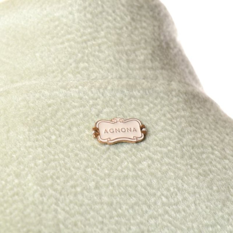 アニオナ AGNONA ダブルフェイスコート カシミヤ ミントグリーン