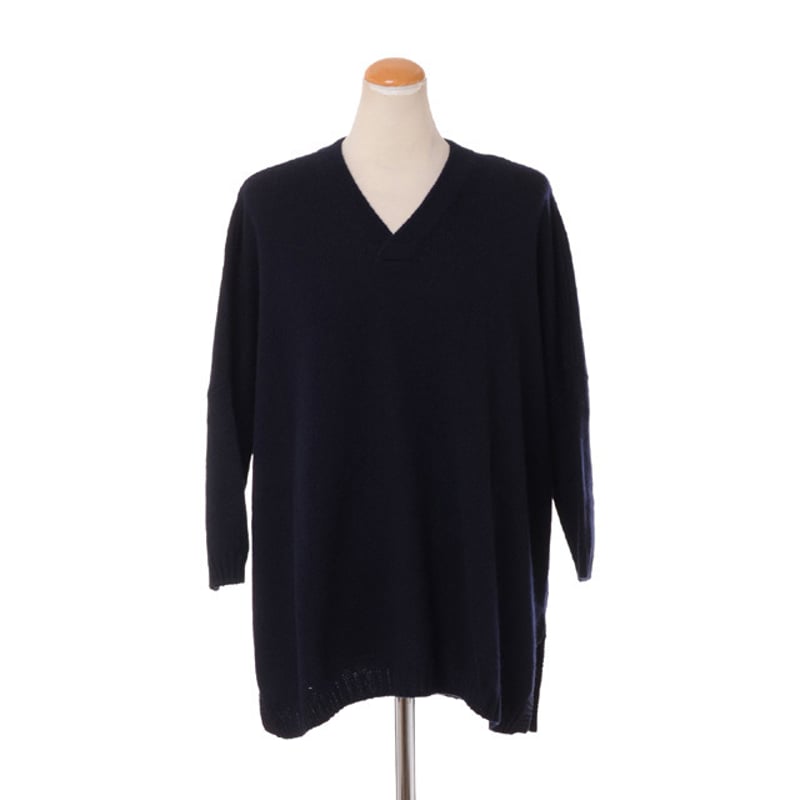 Agnona アニオナ カシミアニット アニオナ AGNONA Vネックリラックスセーター カシミア混合