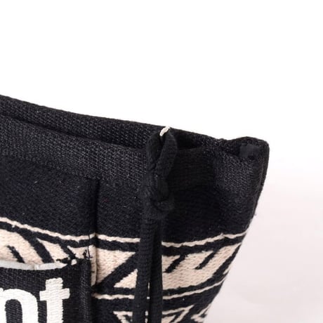 イザベルマラン ISABEL MARANT ジャガード織ポーチ コットン ブラック