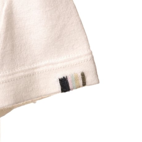エクストリームカシミヤ extreme cashmere x tina半袖Tシャツ コットンカシミヤ スノー