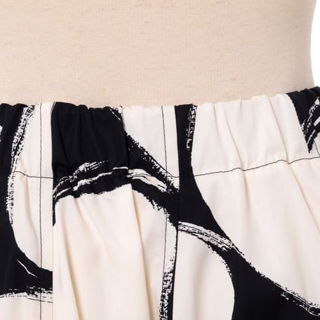 マルニ Marni ボリュームスカート コットン ペールプリント