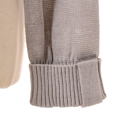 ブルネロクチネリ Brunello Cucinelli ボクシーフォルムセーター コットン グレージュ
