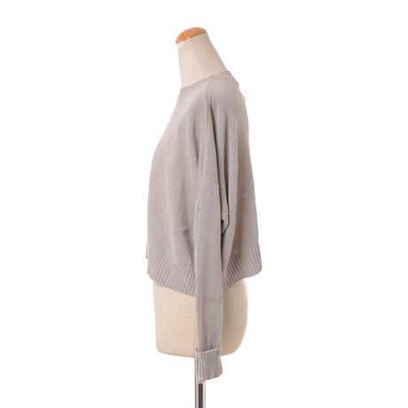 ブルネロクチネリ Brunello Cucinelli ボクシーフォルムセーター コットン グレージュ