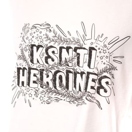 クリスティーナティ Kristina Ti ロゴＴシャツ コットン ホワイト