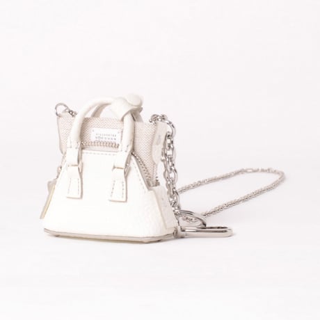 メゾン マルジェラ Maison Margiela 5ACクラシックミニチャーム レザーなど ホワイト