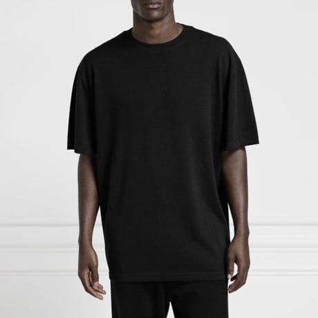 エクストリームカシミヤ extreme cashmere x Tシャツ コットンカシミア ブラック 正規取扱