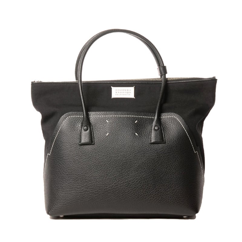 メゾンマルジェラ　5AC ショッピング トートバッグ　キャンバス　レザー　ラージ メゾン マルジェラ Maison Margiela 5ACショッピングトートバッグ