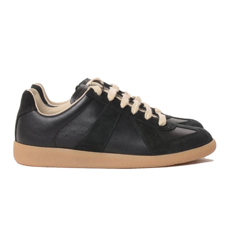 メゾン マルジェラ Maison Margiela レプリカスニーカー 牛革 ブラック 正規取扱
