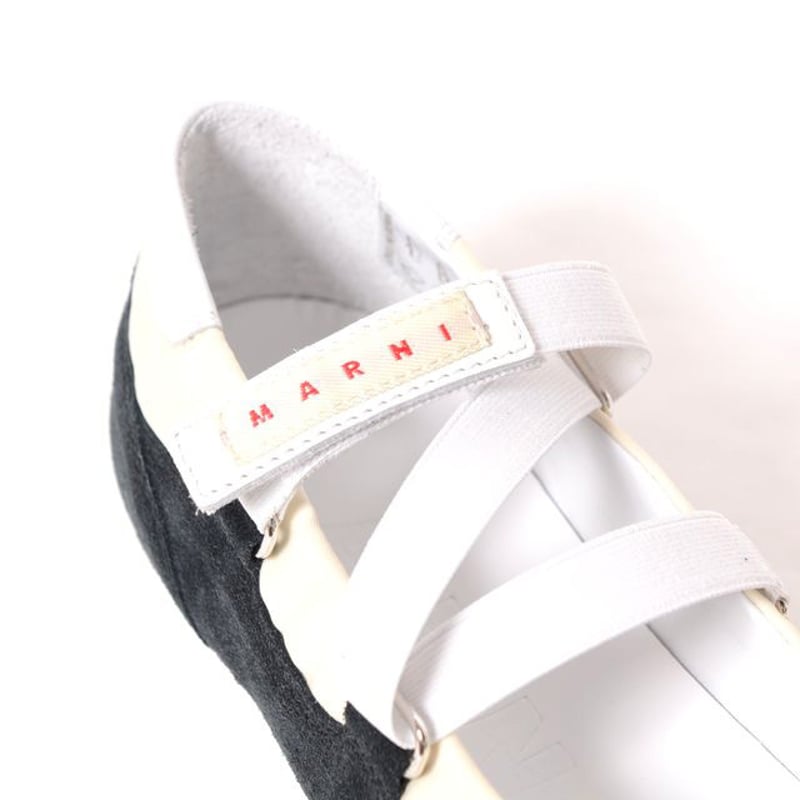 マルニ Marni Softy Soccer スニーカー オフホワイトネイビー | YOKOA