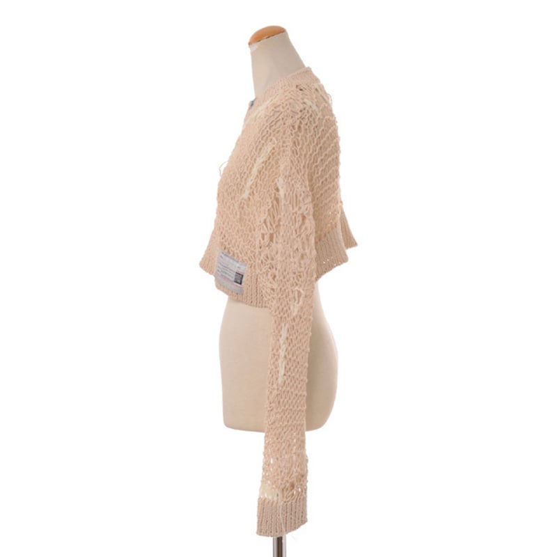 ミハラヤスヒロ　Rope Knitted Short Sweater ミハラヤスヒロ Rope Knitted Short Sweater Maison MIHARA