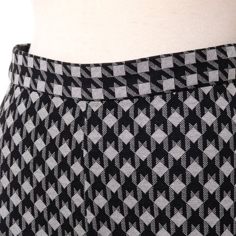 ロゼッタゲッティ ROSETTA GETTY クロップドストレート柄パンツ レーヨンストレッチ 千鳥格子