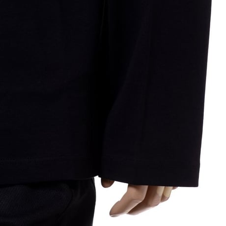 ラフシモンズ RAF SIMONS ハイウェイアイプリントロングTシャツ コットン ブラック