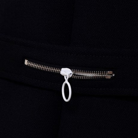 ラフシモンズ RAF SIMONS スリムフィットトレンチコート ウール ダークネイビー
