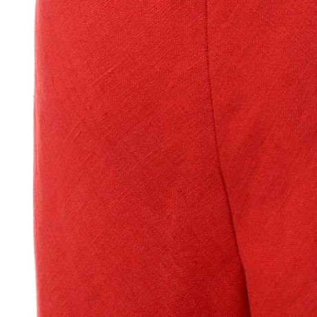スタジオヨコ Studio yoCo ウエストゴムパンツ リネン レッド