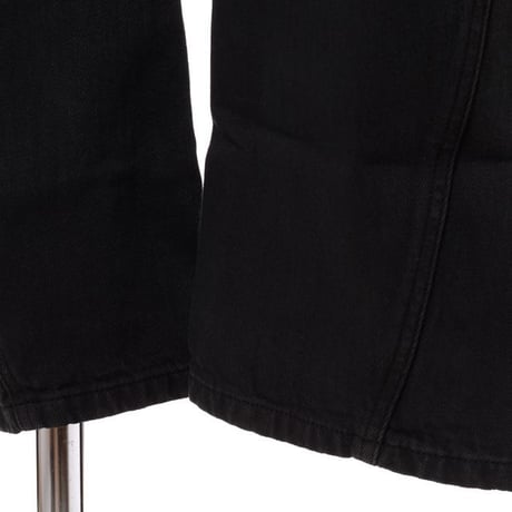 ルメール LEMAIRE ツイストジーンズ コットン ブラック