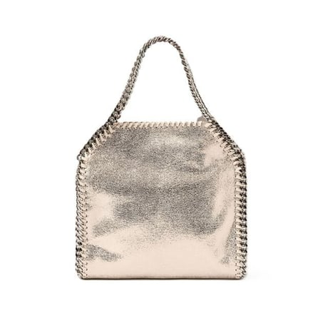 ステラマッカートニー stella mccartney ファラベラミニバッグ 光沢のあるドット仕上げのヴィーガン素材 ブラッシュ（ゴールド） 正規取扱