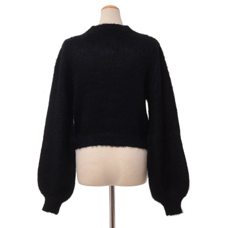 マルニ Marni 丸襟セーター モヘア ブラック | YOKOAUNTY
