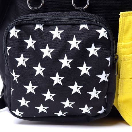 RAF SIMONS ラフシモンズ EASTPAK イーストパック パデッドバックパック リュックサック ブラックイエロー