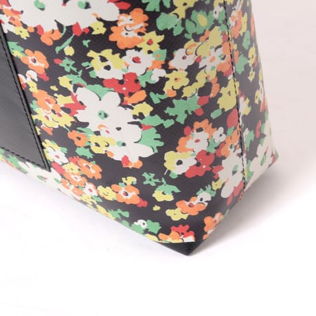 マルニ Marni LOVERS PRAIRIE 中ショッピングバッグ PVC レッドポップドッド