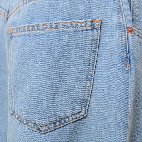エムエムシックス メゾンマルジェラ MM6 MAISON MARGIELA 紐付きショートパンツ デニム ライトブルー