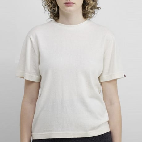 エクストリームカシミヤ extreme cashmere x ビックシルエットTシャツ コットンカシミア ホワイト 正規取扱