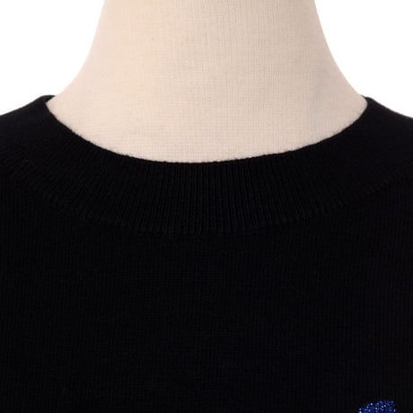 イザベルマラン ISABEL MARANT 丸襟リラックスセーター コットン混合 ブラック