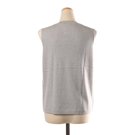 エクストリームカシミヤ extreme cashmere x n°421 player タンクトップ コットンカシミヤ グレー 正規取扱