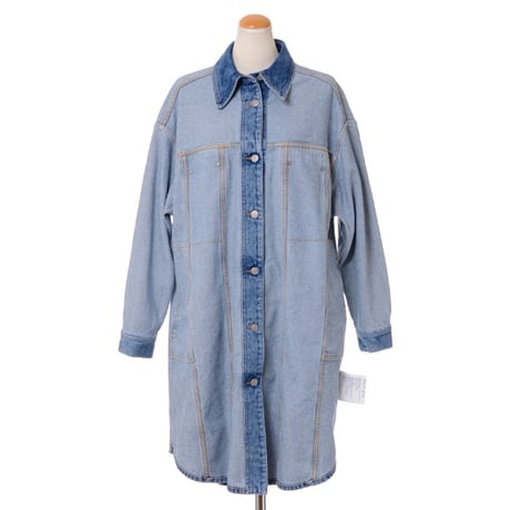 エムエムシックス メゾンマルジェラ MM6 MAISON MARGIELA インサイドアウトコート コットン デニム