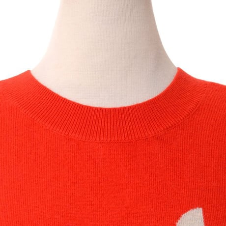 イザベルマラン ISABEL MARANT ラウンドネックセーター コットンウール ヴァーミリオン