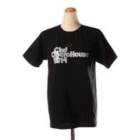 CHIKA KISADA チカキサダ “Ckd Opera House” ラメロゴTシャツ ブラック 半袖Tシャツ レディース 正規取扱