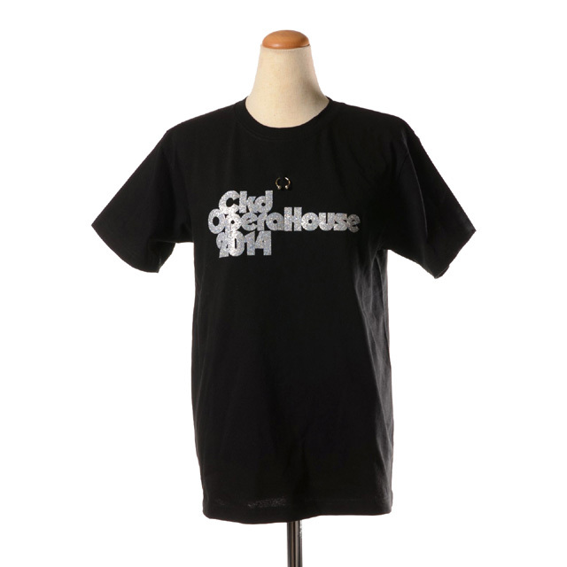 CHIKA KISADA チカキサダ “Ckd Opera House” ラメロゴTシャツ ブ