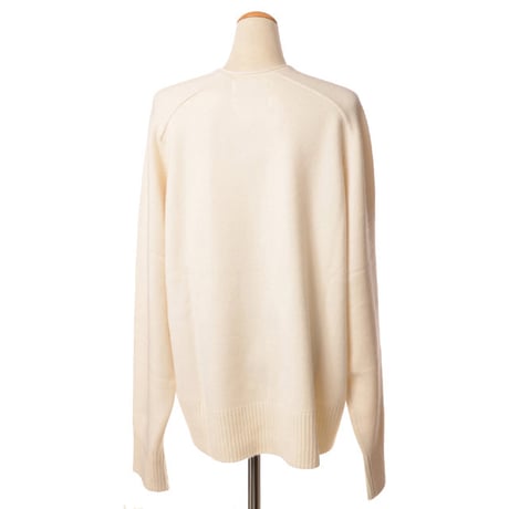 エクストリームカシミヤ extreme cashmere x Ｖネックセーター カシミア クリーム
