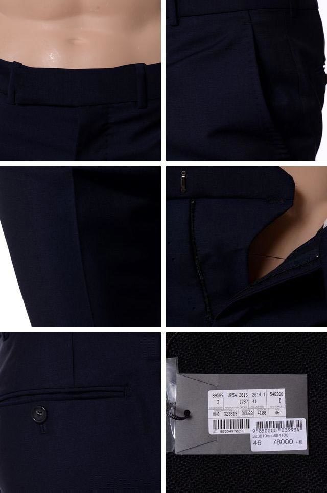 アレキサンダーマックイーン　ネイビーブルー スラックス fit=scale-down,w=1200
