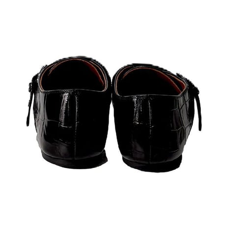 マルニ Marni クロコエンボスローファー カーフスキン ブラック 正規取扱