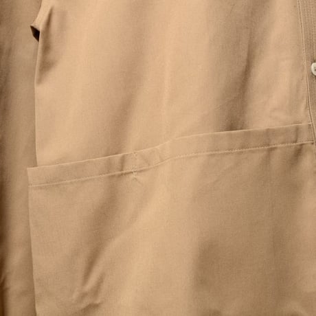 インポートブランド import brand メゾンジェジア MAISON JEJIA ポケット付きブラウス コットン 濃いベージュ