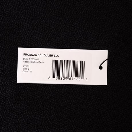 プロエンザスクーラー Proenza Schouler ハイライズパンツ ストレッチ スモークイエロー