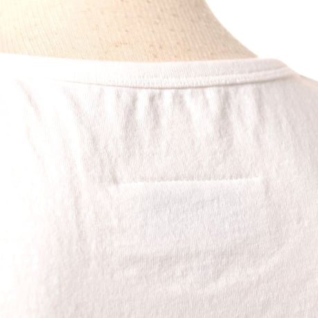 エムエムシックス メゾンマルジェラ MM6 MAISON MARGIELA ヴィンテージジャージーロゴTシャツ コットン ホワイト