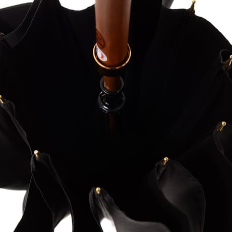 ギドゥジャン Guy de jean 紳士用傘 ポリエステルなど ブラック