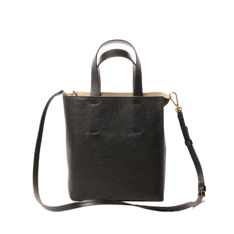 マルニ Marni Museo Soft レザーミニバッグ カーフレザー ブラック