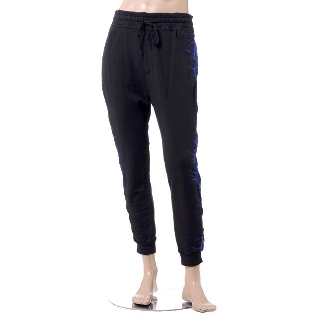 HAIDER ACKERMANN ハイダーアッカーマン　サルエルパンツ　ブラック ハイダーアッカーマン Haider Ackermann サイド刺繍ジョガーパンツ