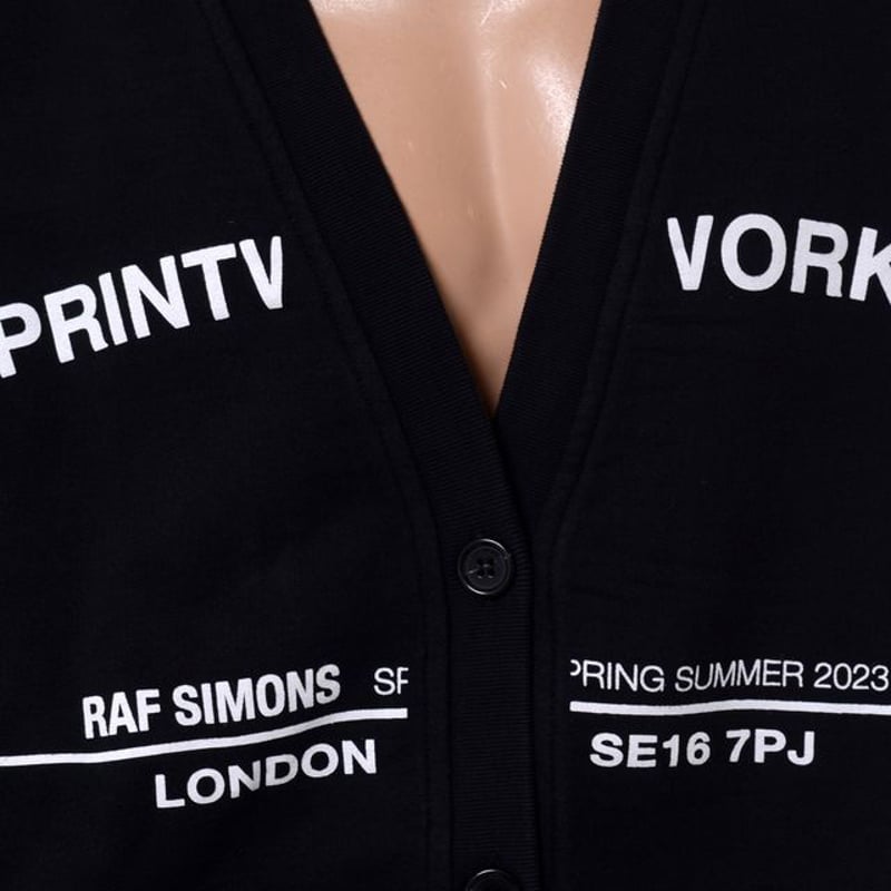 ラフシモンズ RAF SIMONS Tour cardigan カーディガン コットン ラフシモンズ RAF SIMONS Tour cardigan カーディガン コットン