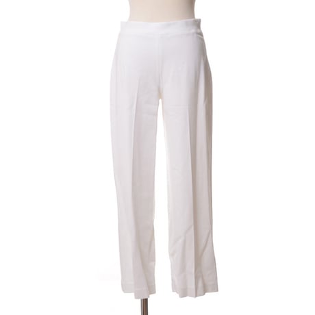 ロゼッタゲッティ ROSETTA GETTY クロップドパンツ ジャージー ホワイト