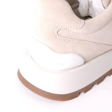 ブルネロクチネリ Brunello Cucinelli ランニングスニーカー スエード アイボリー