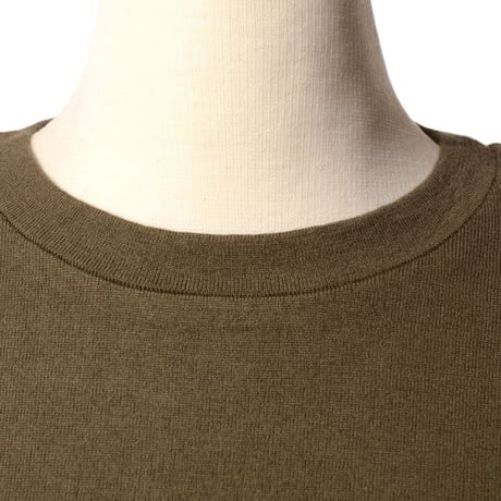エクストリームカシミヤ extreme cashmere x rik半袖Tシャツ コットンカシミヤ アーミー 正規取扱